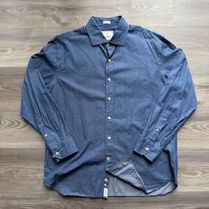 Todd Snyder Cotton Button Up Shirt Size 16.5 32/33 Chambray